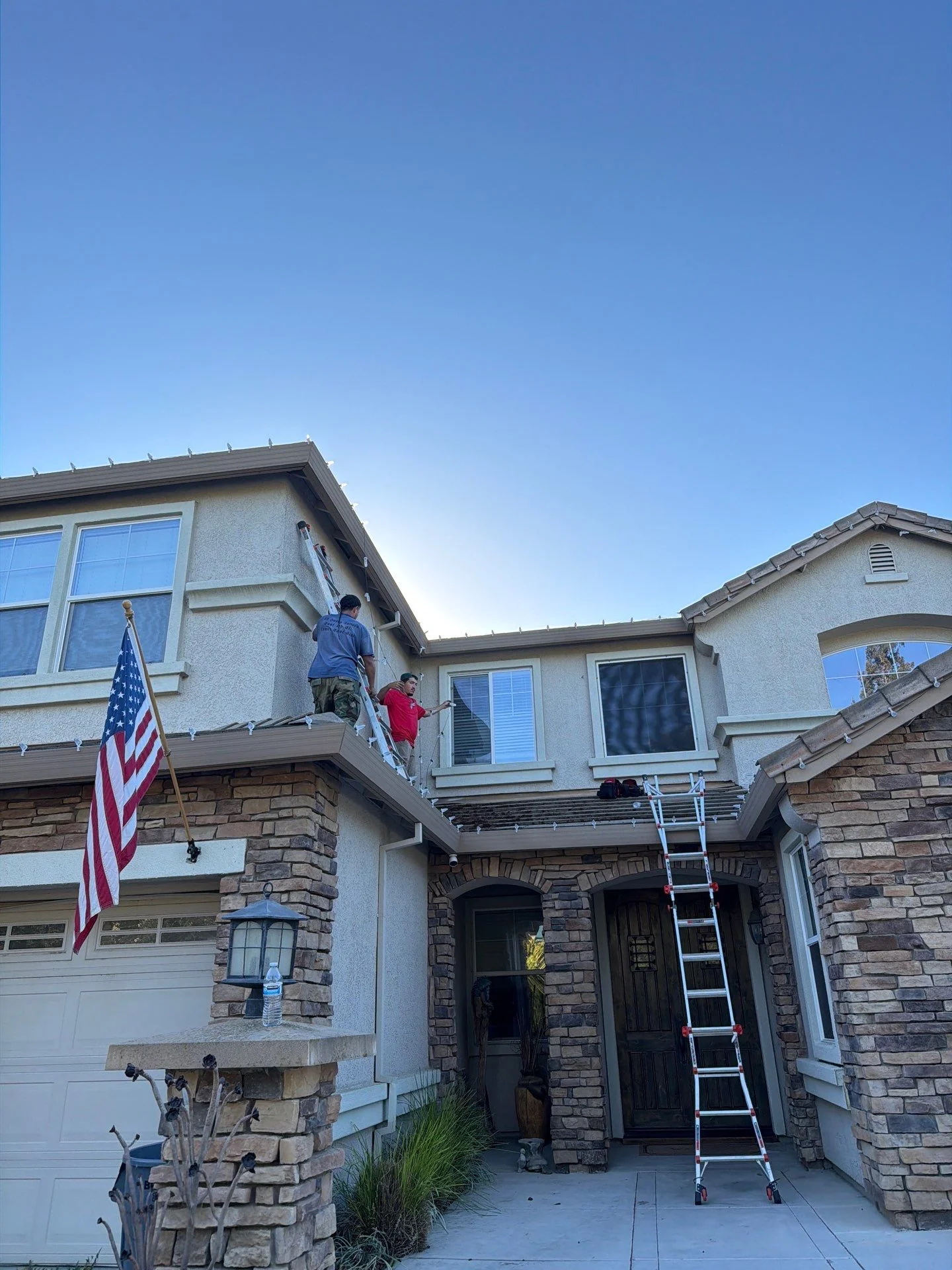 christmas lights installation in natomas by santas lights