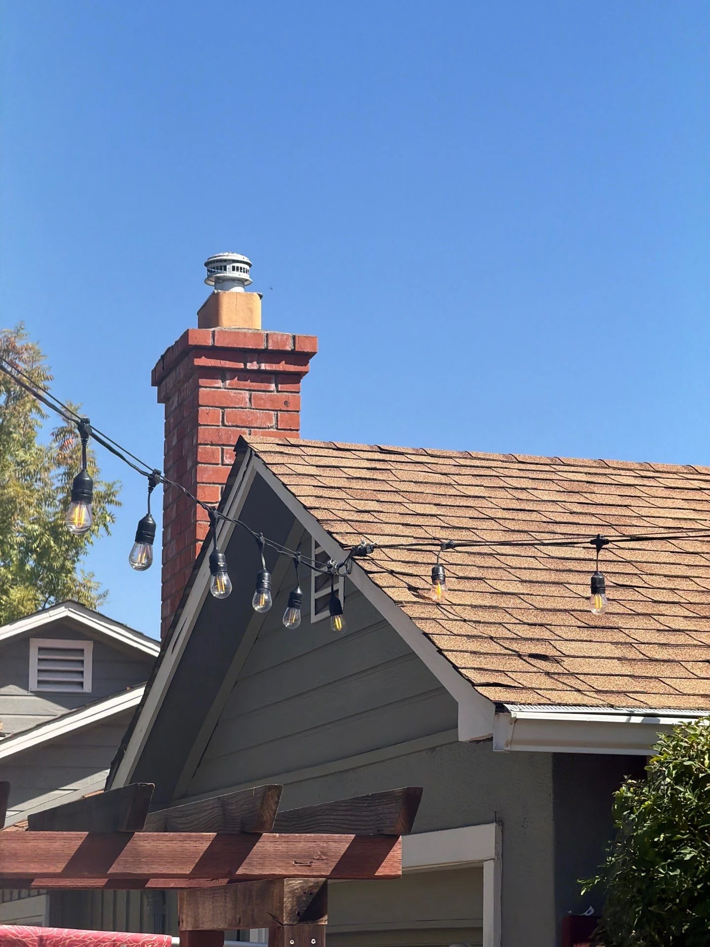 Bistro Light Installation by Santas Lights for home in Fair Oaks